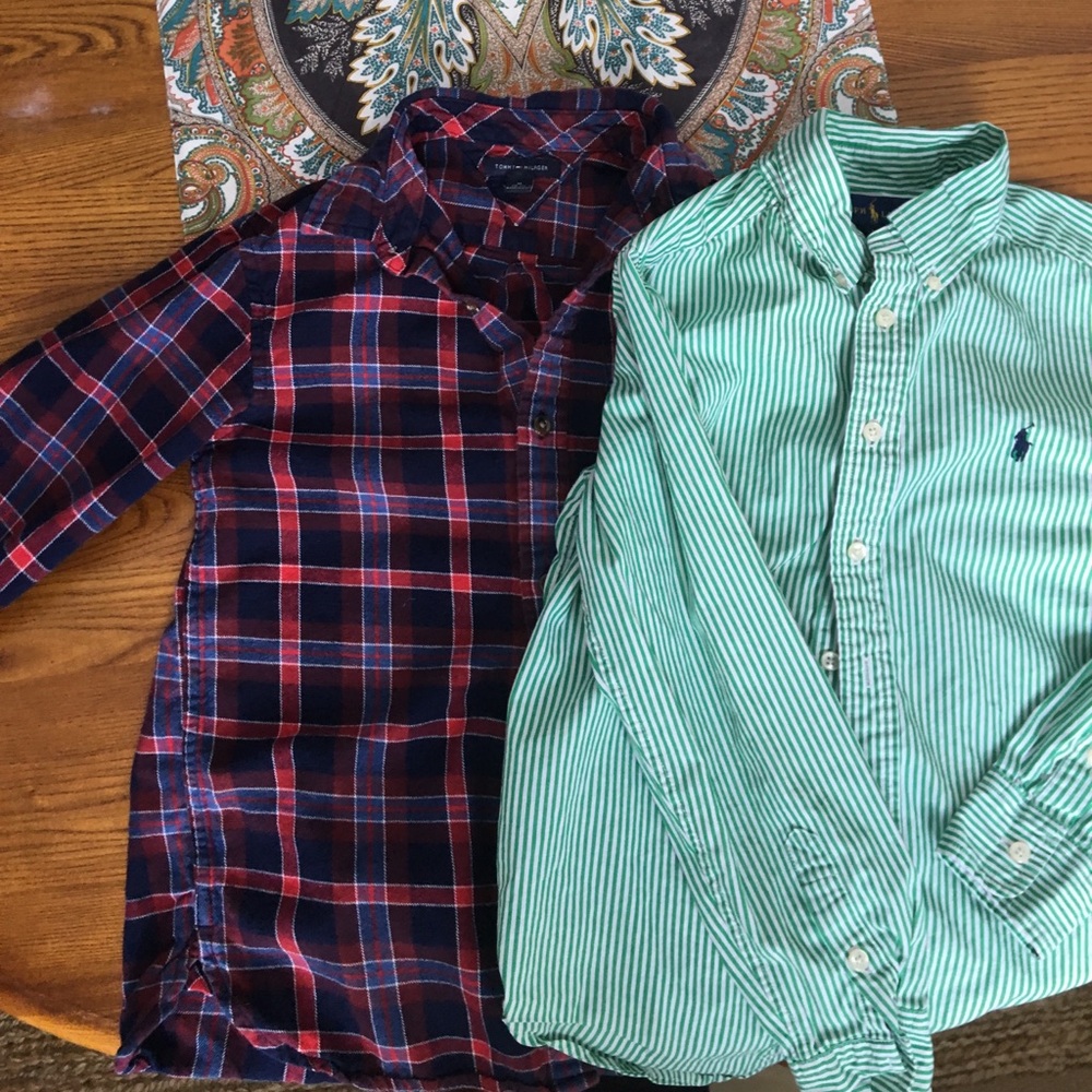Handsome 2 shirt bundle! Polo & Tommy Hilfiger:)